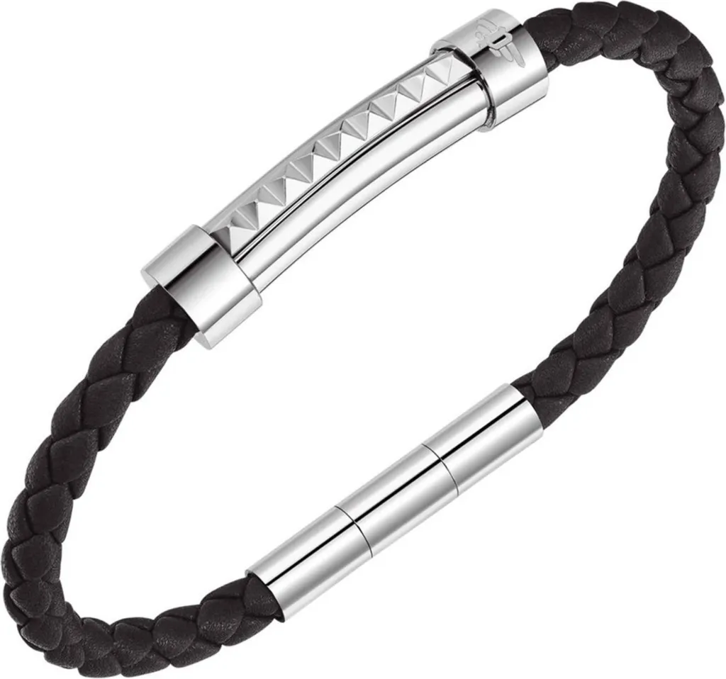 Bracelet Police PEAGB0001409 en Acier Noir - Bijou Homme Urbain