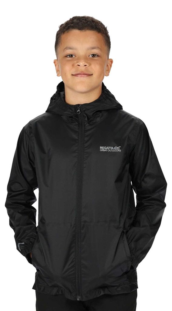 Regatta Great Outdoors Kinder Pack It Jacke III, wasserfest RG3209 (164) (Schwarz)