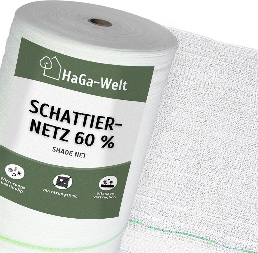 Schattiernetz – Sonnenschutz für Gewächshäuser und Pflanzen Produktbild 