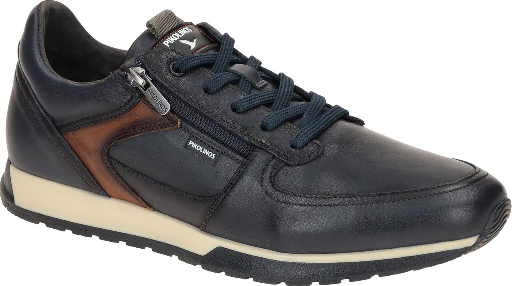 Pikolinos CAMBIL Herrenschuhe - bequeme Schnür Halbschuhe blau Freizeit NEU