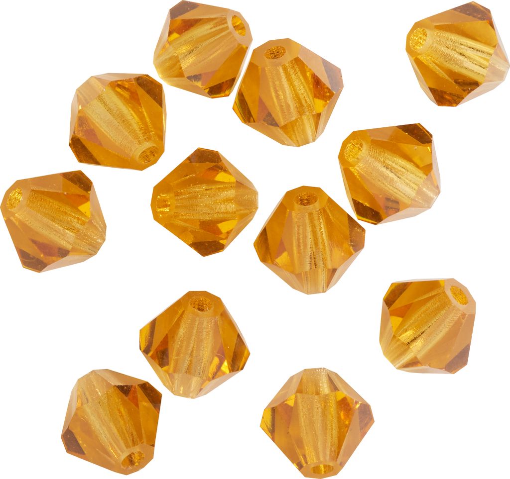 Pracht Creatives Hobby GmbH Glasschliffperle 6mm topaz topaz