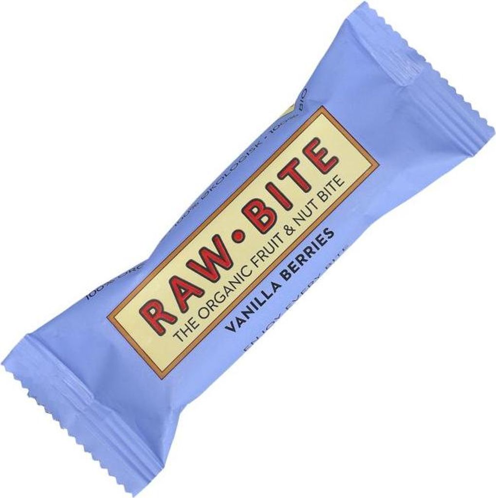 RAWBITE The Organic Fruit & Nut Bite Vanilla Berries 50g Produktbild 