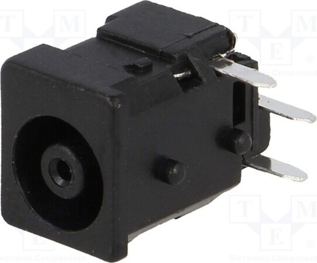 1x Buchse zur DC-Stromversorgung 5,5/3,3/1mm 1613 10 DC Steckverbinder weich