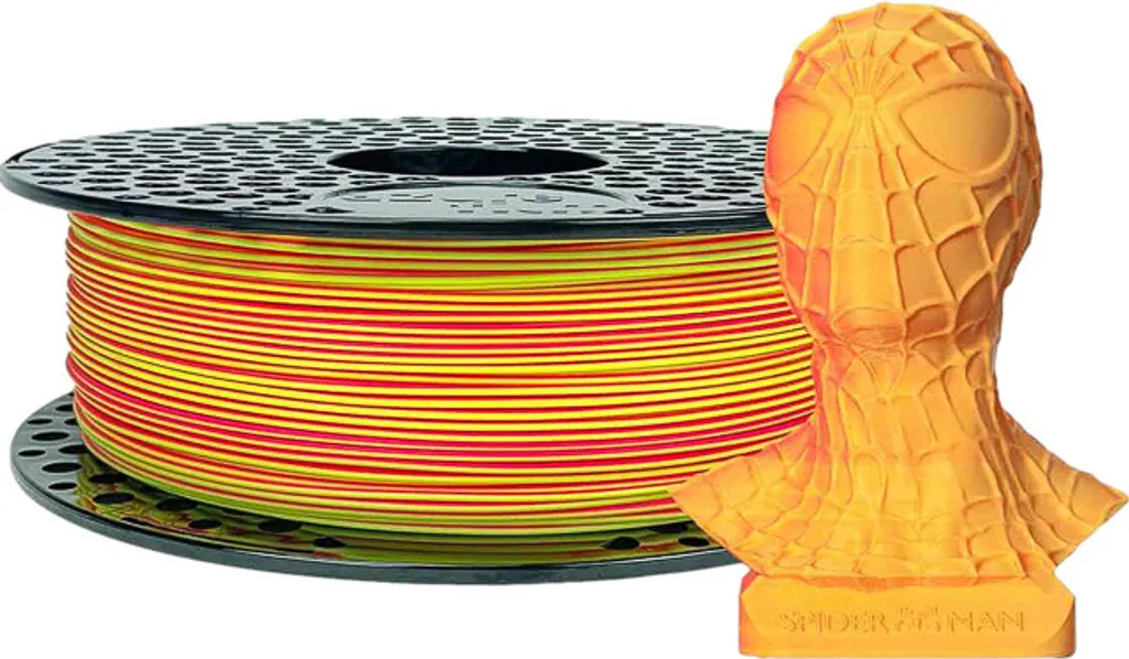 Filament PLA AzureFilm 1,75mm Dual Neon Yellow : Idéal Déco et Design