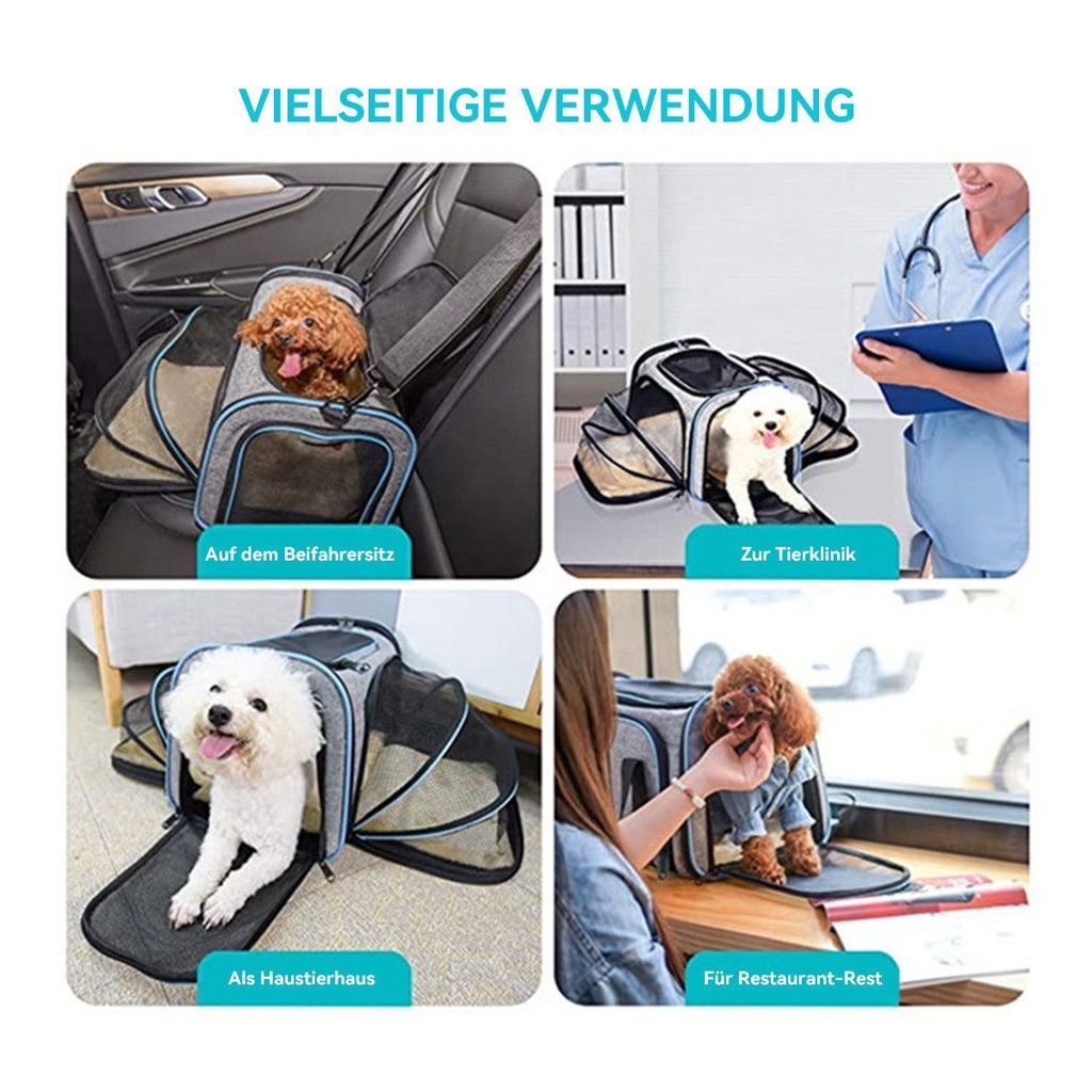 Plüsch-Haustiertasche In Elch-Form – Weicher Tragerucksack Für Kleine Hunde & Katzen Bis 4 Kg, Ideal Für Outdoor, Reisen & Winter
