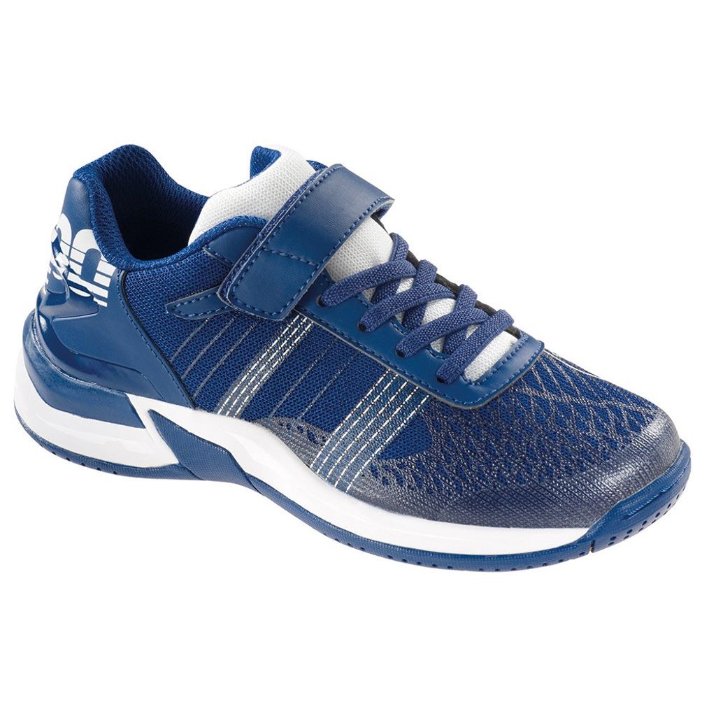 Kempa Unisex-Kinder Attack Contender JUNIOR Handballschuhe, Blau (Bleu Nuit/Blanc 06)