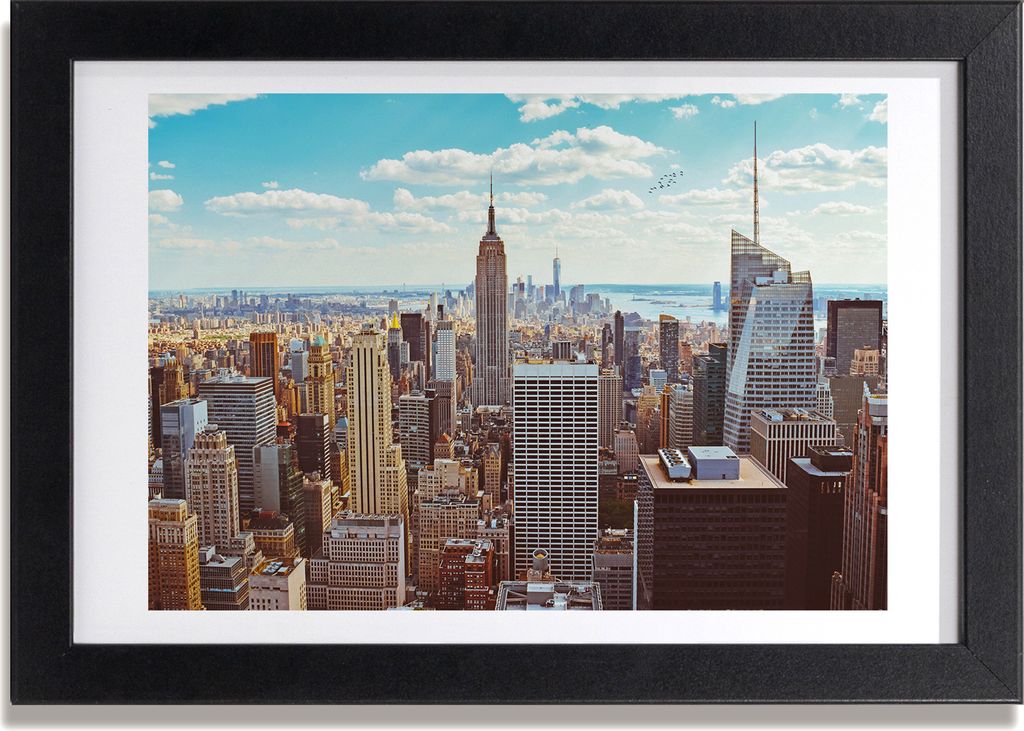 Bild 30x20 MDF-Rahmen, Wandkunst Flug Vogel in New York Produktbild 