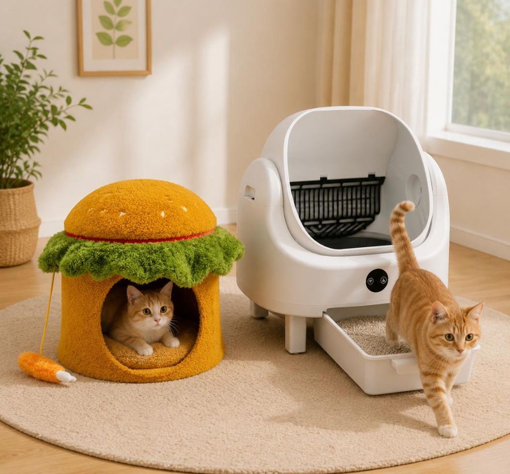 Sada Smart Cat Comfort (2dílná) – pelíšek pro kočky ve Obrázek produktu 
