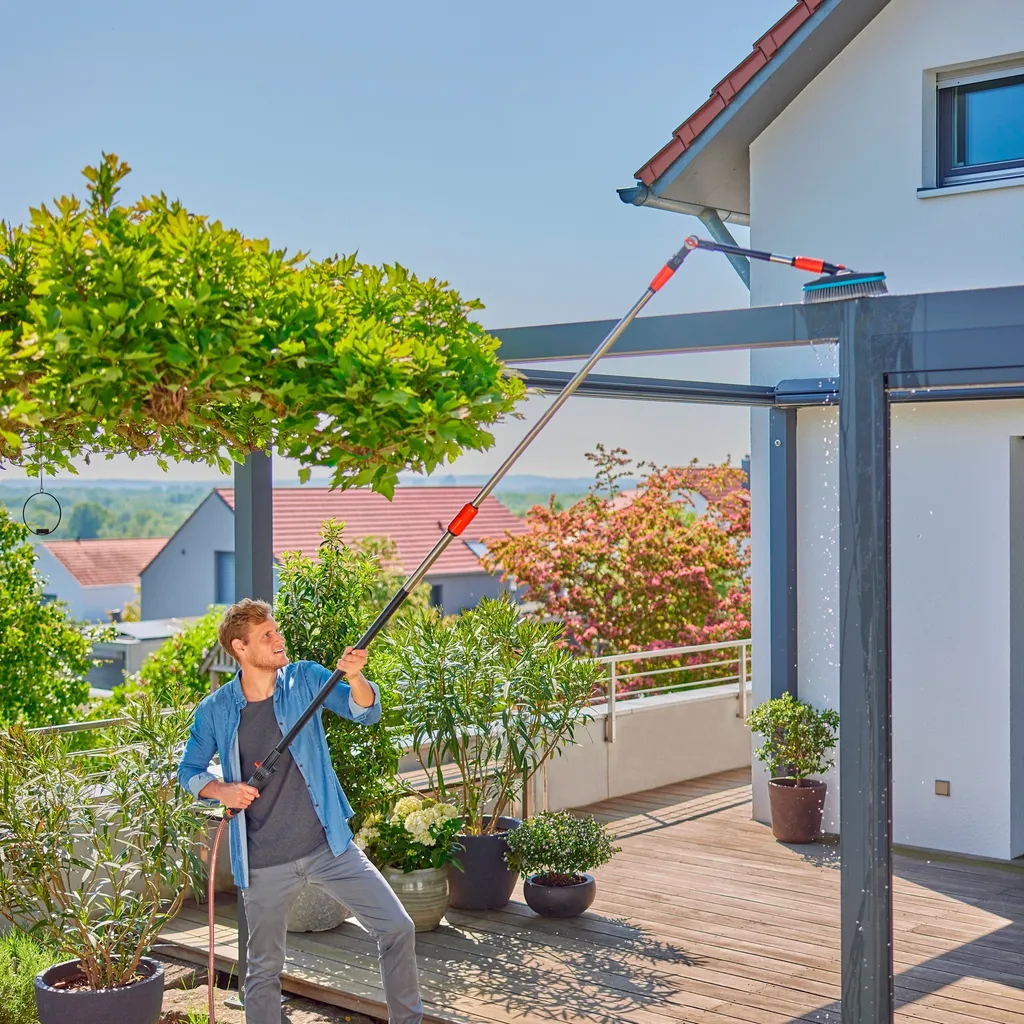 Manche Cleansystem Flex Gardena : Nettoyez les Endroits Difficiles - 11