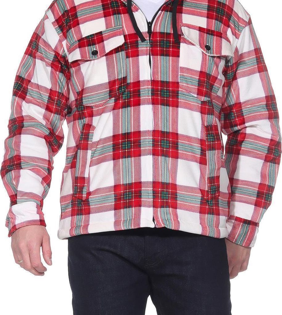 Herren Holzfäller Hemd Thermohemd gefüttert Sweatshirt Produktbild 