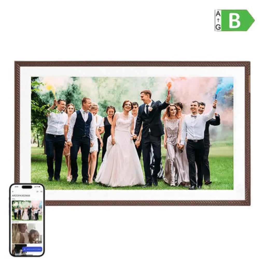 Arzopa Digitálny fotorámik D156 (hnedý) 15,6" Obrázok produktu 