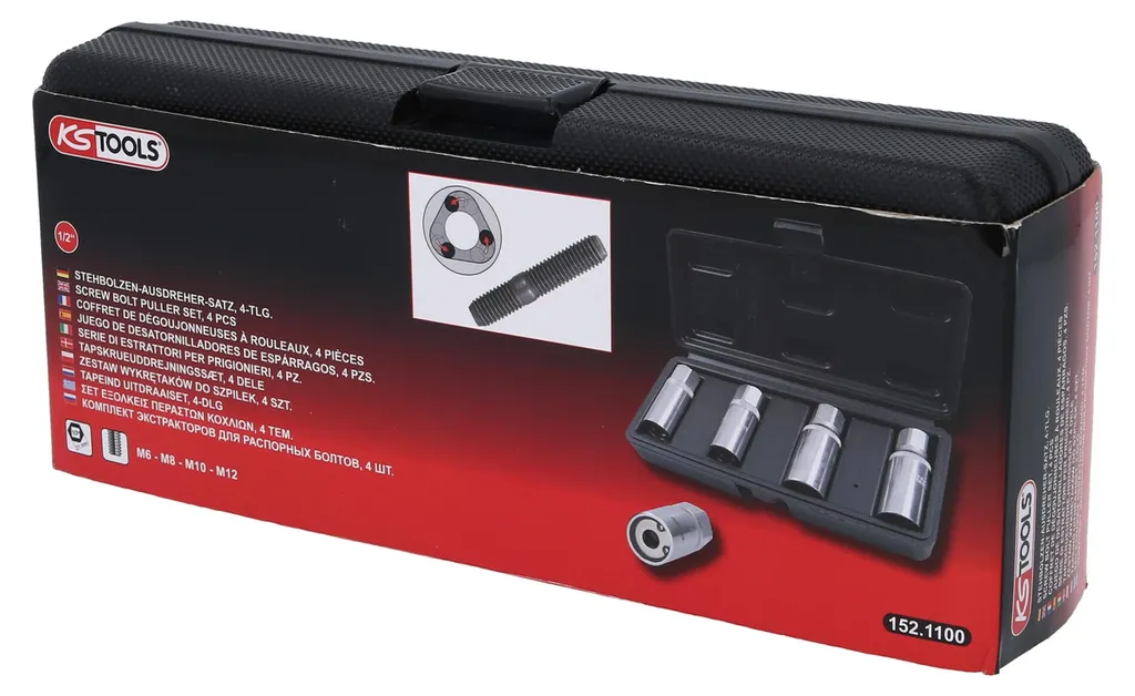 Jeu d'extracteurs de goujons à galets KS TOOLS 152.1100 ultra robuste - 11