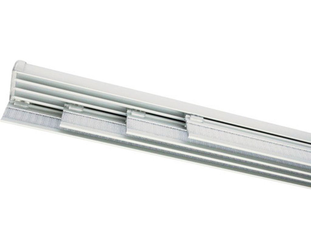 Flächenvorhangschiene Komfort Komplettset aluminium Produktbild 
