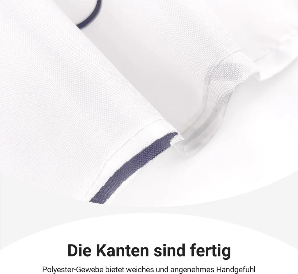 Rideau de douche 100x180 anti-moisissure textile imperméable blanc