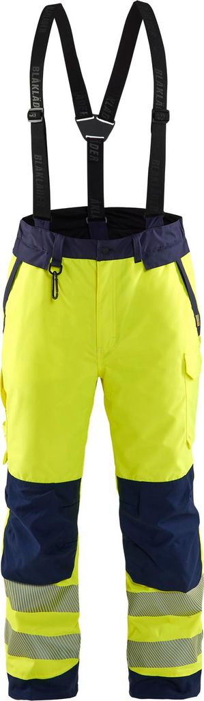 Blakläder High Vis Winterhose 1875, Farbe:High Vis Gelb/Marineblau, Größe:MS