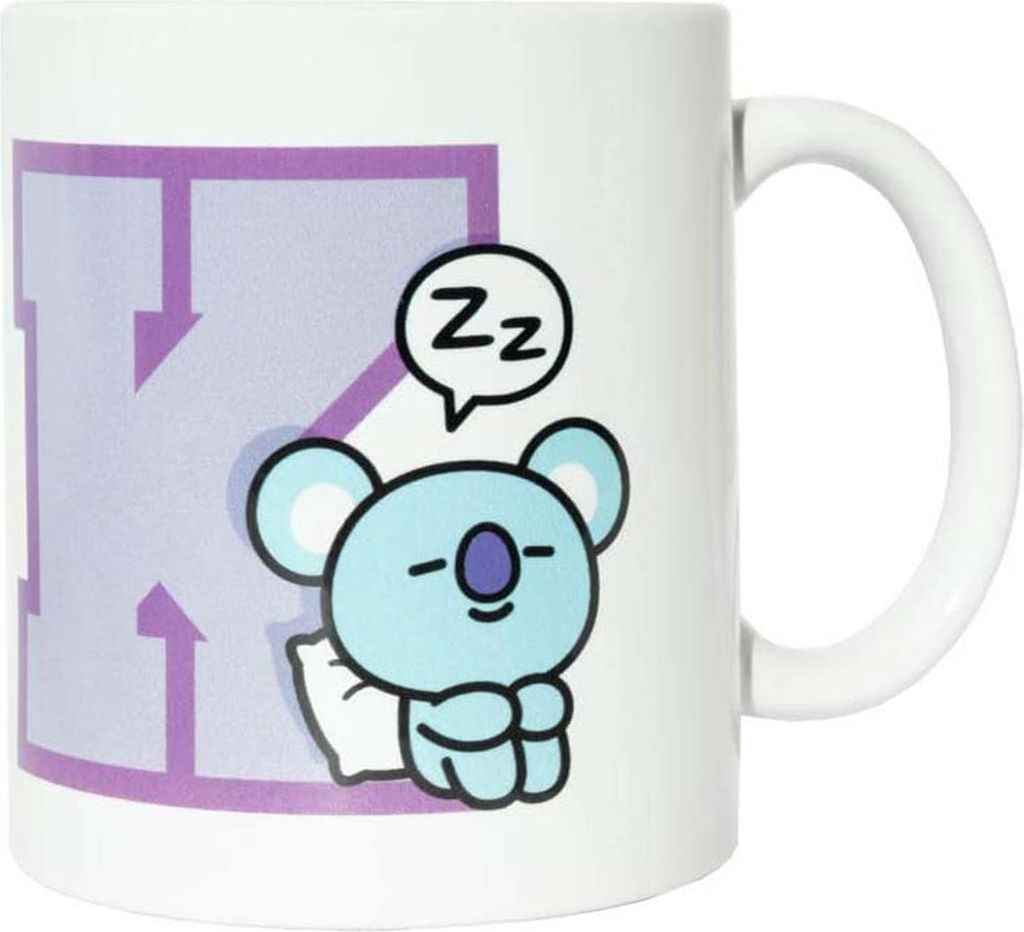 becher BT21 Koya junior 300ml Keramik weiß/violett