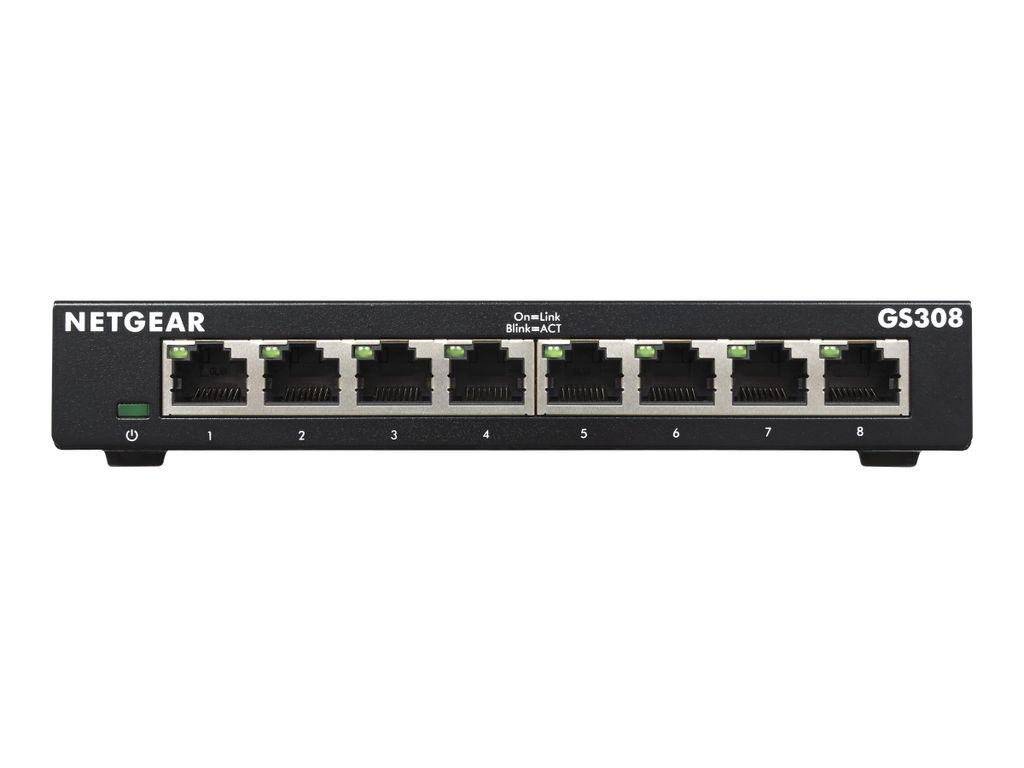 NETGEAR Switch 8x GE GS308-300PES SOHO Ethernet Obrázok produktu 