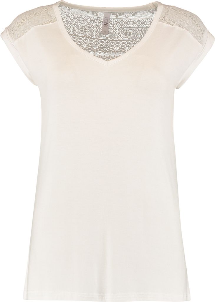 Hailys T-Shirt Damen SS V TP Zo44ela weiß S