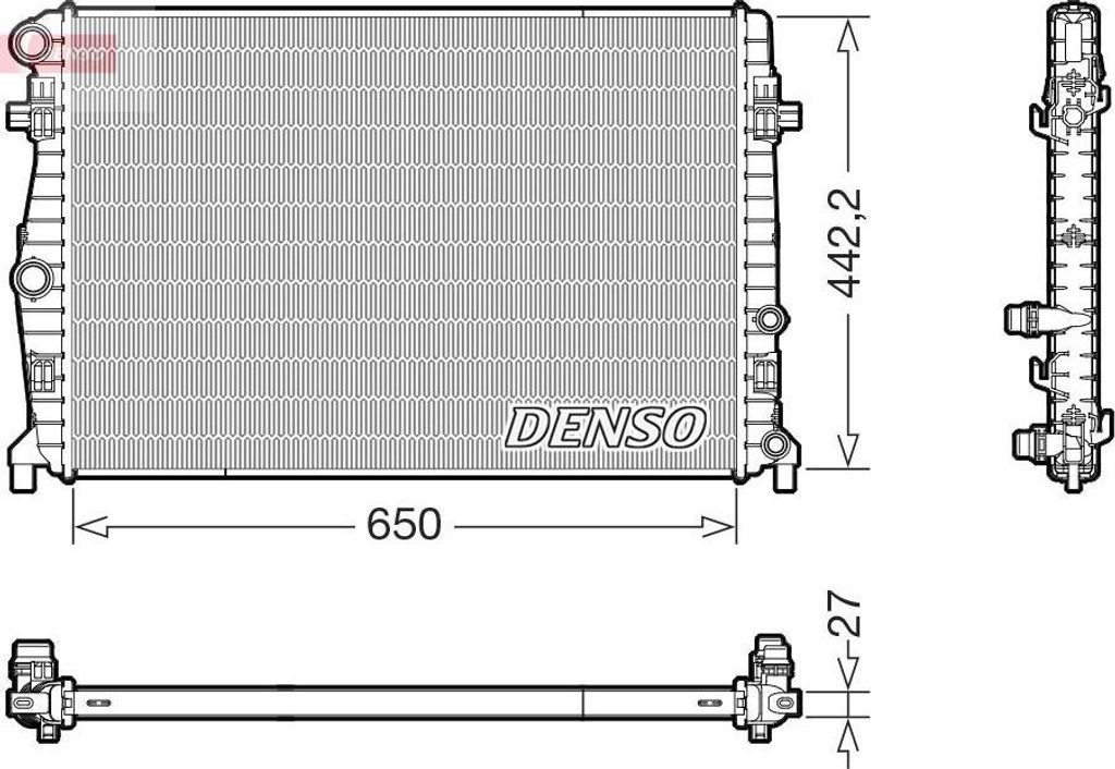 DENSO Kühler, Motorkühlung DRM32058