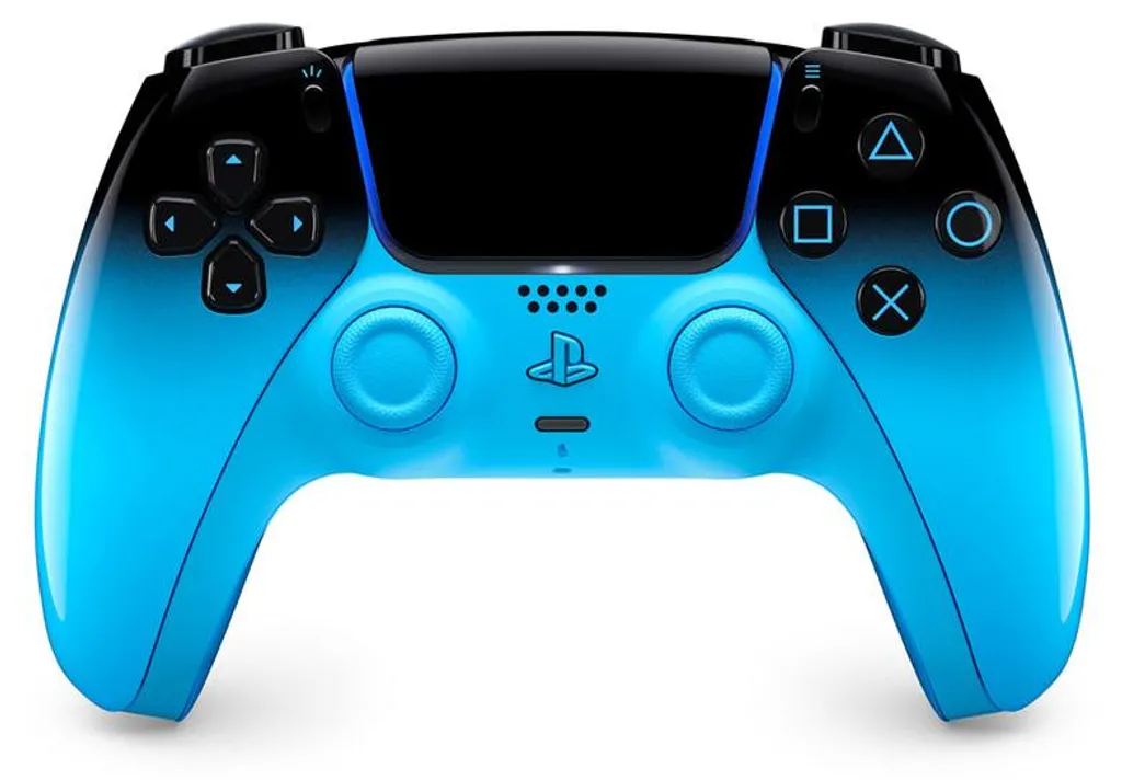 Jouer sur PS5 avec la manette sans fil DualSense Rhythm Blue précise