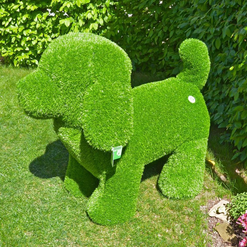 AniPlants, Figurine en herbe, "Chien", debout, Décoration Image du produit 