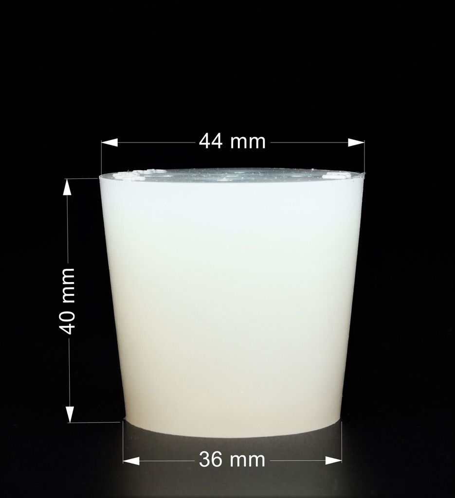 Silikon Stopfen 44/36mm - Silikonstopfen Produktbild 