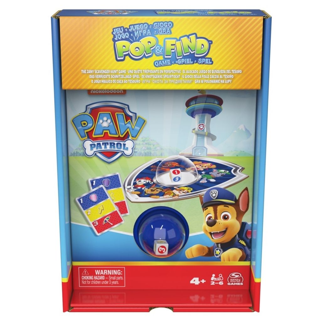 Games Paw Patrol Pop & Find-Spiel | Paw Patrol-Spielzeug Kleinkinder-Spielzeug Kinderspielzeug | Spiele für Mädchen lustige Spiele Spiel für die...