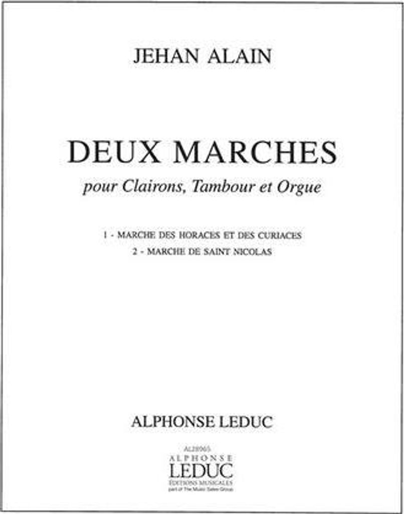 2 marches pour 2 clairons, tambouret orgue