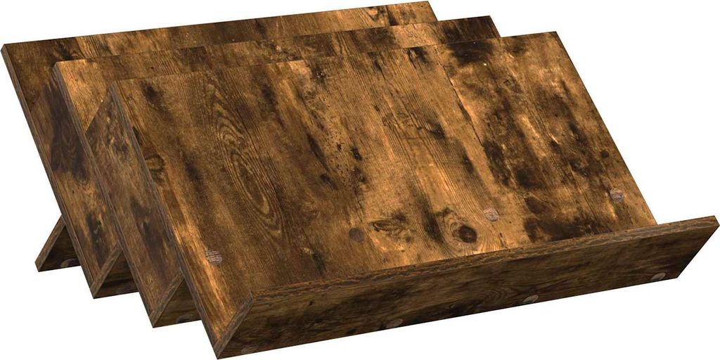 Magazinregal Geräucherte Eiche 65 x 53 x 28,5 cm Holzwerkstoff