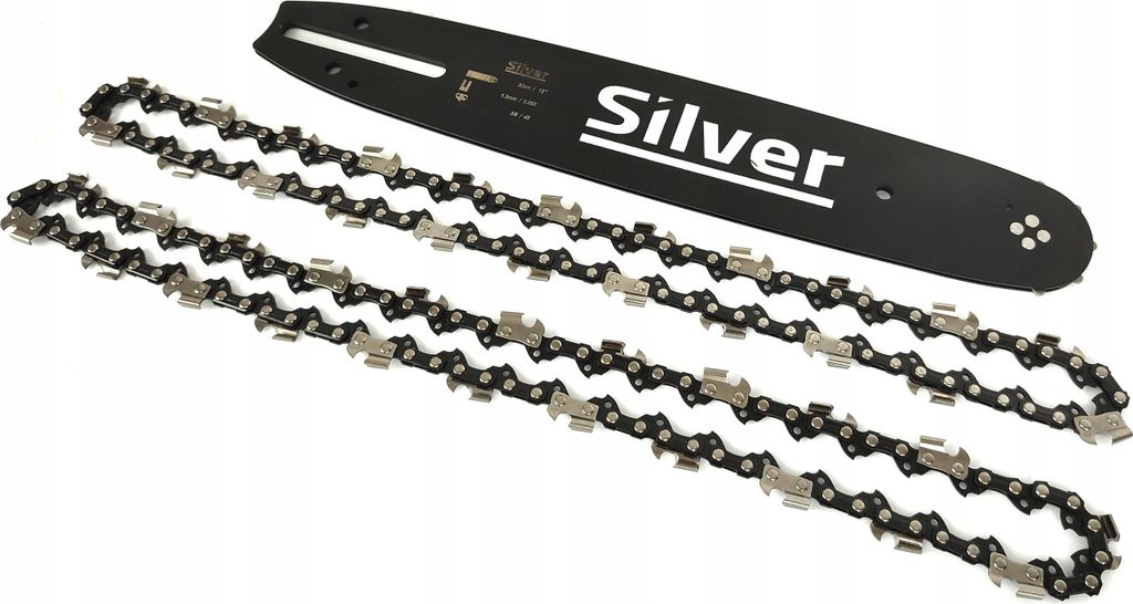 SilverTools 12" Führungsschiene mit 2 Kettenset