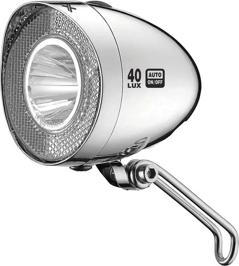 Feu avant vélo vintage LED XLC 40 Lux pour ville et balades de nuit