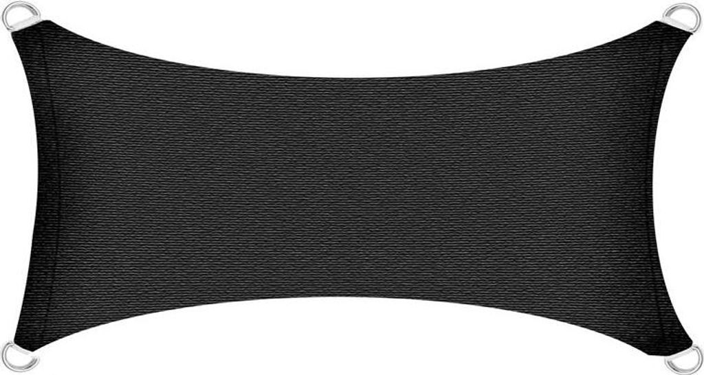 Sonnenschutzsegel Schattenspender Sonnensegel 2 x 4 m HDPE Produktbild 