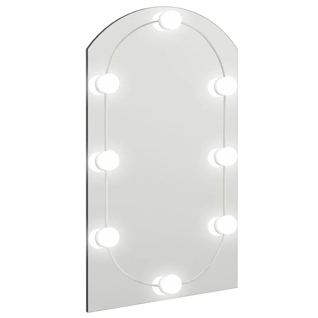 Specchio Bagno LED 70x40 cm Vetro Curvato | Design Moderno Premium