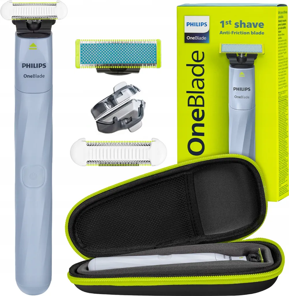 Philips OneBlade QP1324/20 rasoio + Philips Oneblade SkinProtect QP229/52 lama 1 pezzo