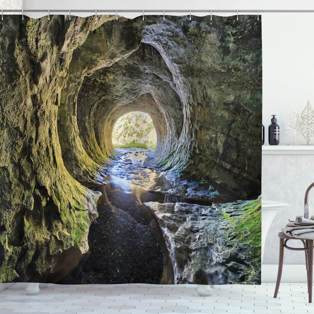 ABAKUHAUS Tenda Doccia Grotta 175x180: Pratica, Grigia e Resistente