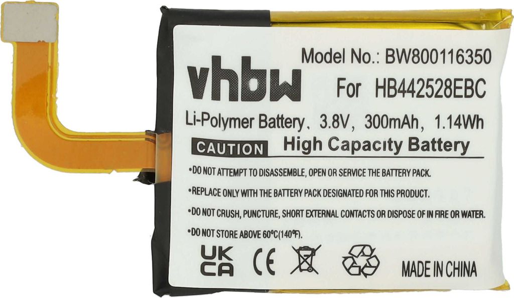 vhbw Akku Ersatz für Huawei 1ICP5/25/28, Hb442528EBC für Produktbild 