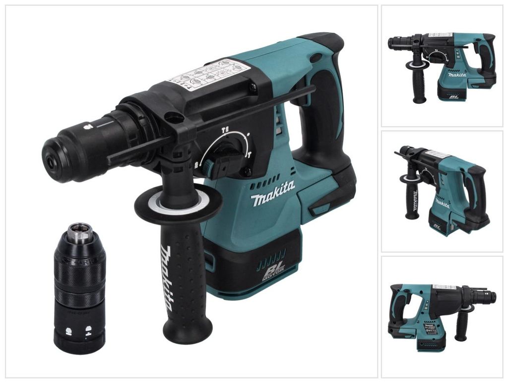 Makita DHR243Z, 950 RPM, 2 J, 4700 bpm, 1,3 cm, 2,6 cm, 2,5 Zdjęcie produktu 