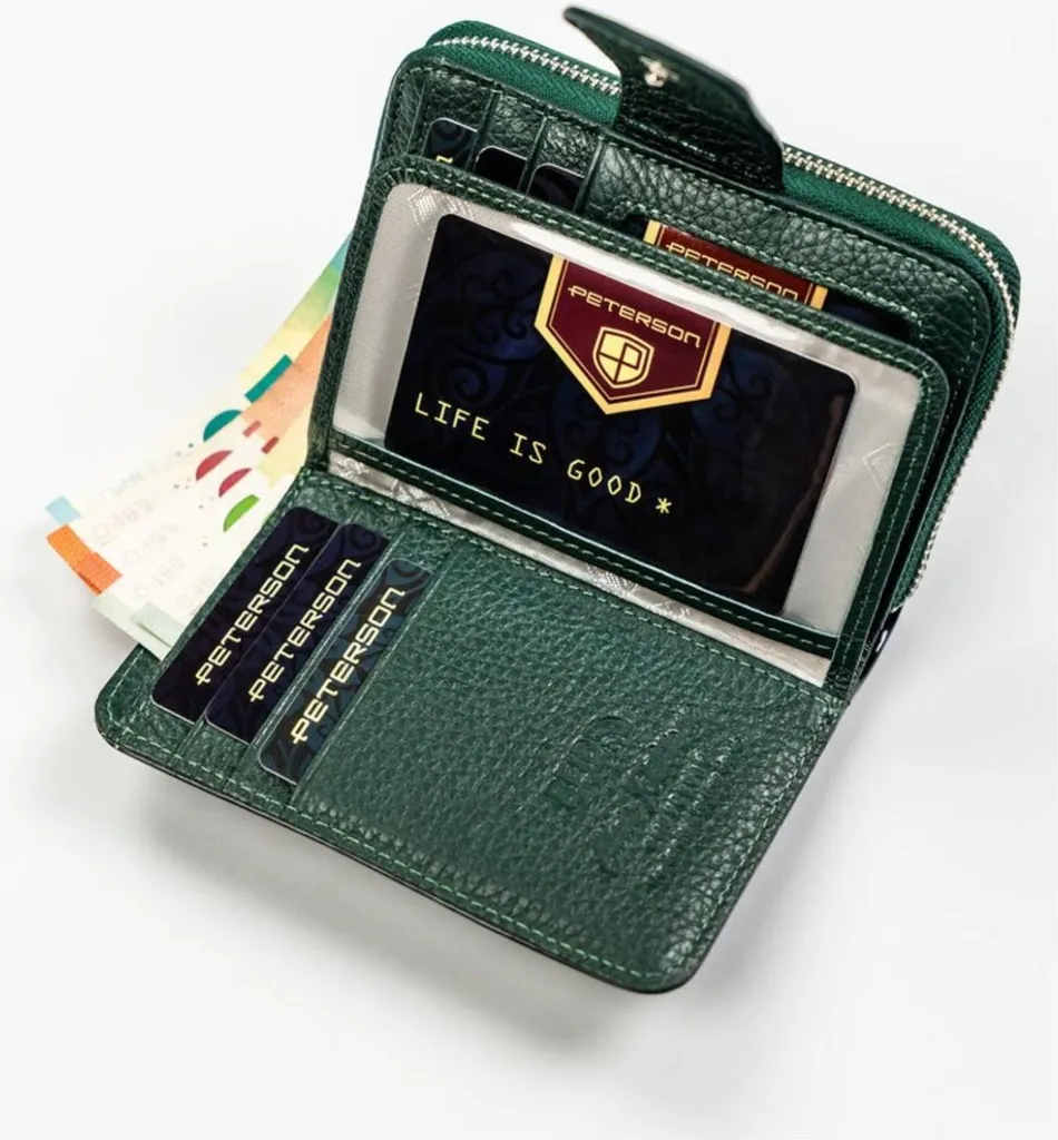 Portefeuille Peterson en cuir souple doté de multiples rangements - 5