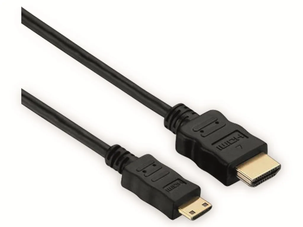 Cavo Mini HDMI 4K Robusto e Sicuro | Per Foto e Video in TV Nero