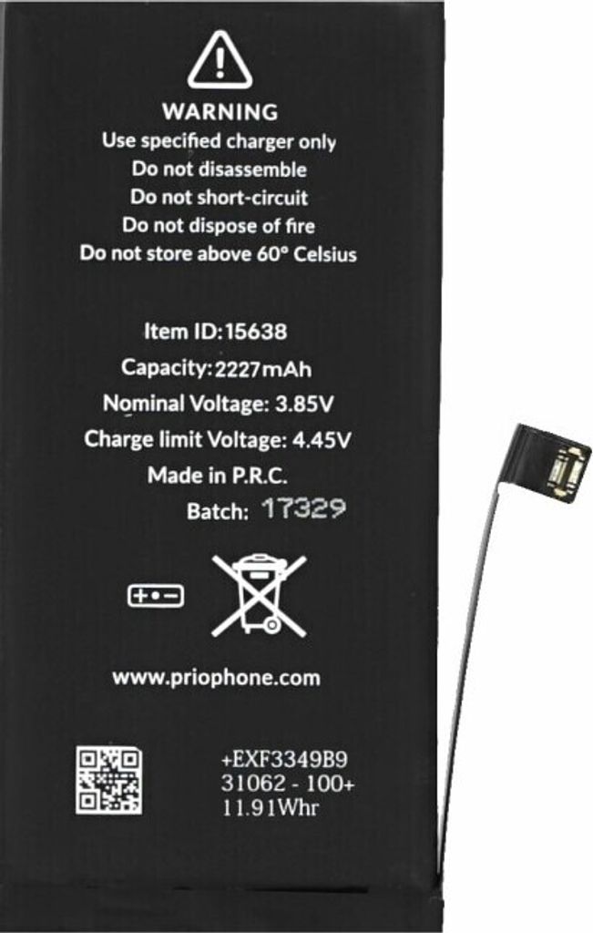 prio Akku für iPhone 12 mini (Universal APN)