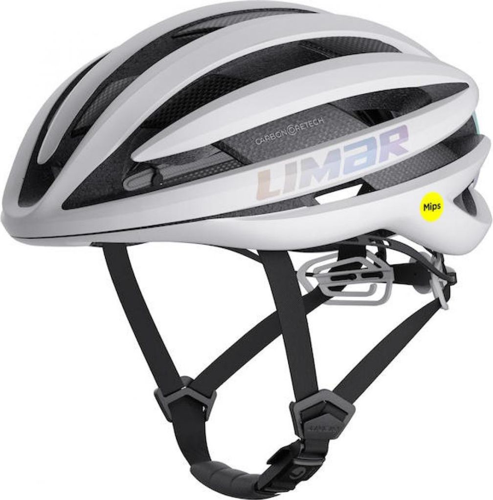 Limar Air Pro + Mips Iridescent L Weiß - aerodynamischer High-End-Rennradhelm...
