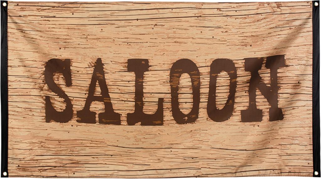 Wilder Westen-Flagge Partydeko 90x150cm - Einheitsgröße Produktbild 