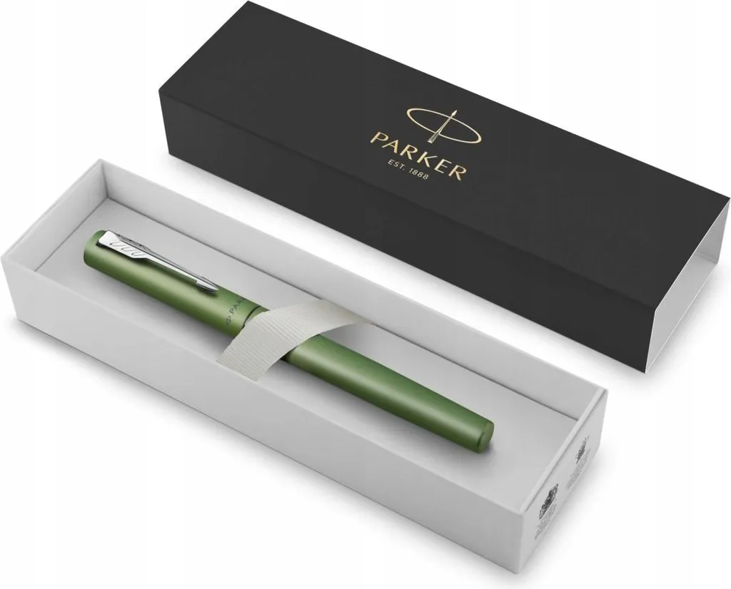 Stylo plume Parker Vector XL plume moyenne verte et son coffret cadeau