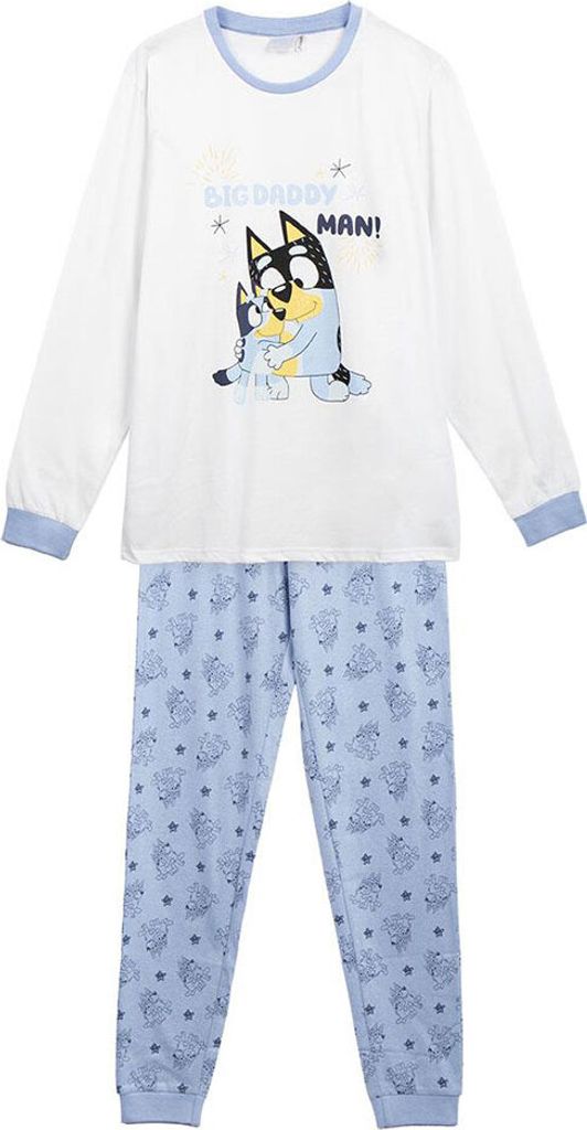 Cerda Group Bluey Langarm-pyjama-t-shirt Weiß 6XL Mann Weiß 6XL
