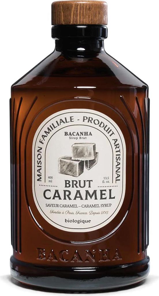 Bacanha Karamell Sirup 400 ml - Französischer Genuss in jeder Flasche