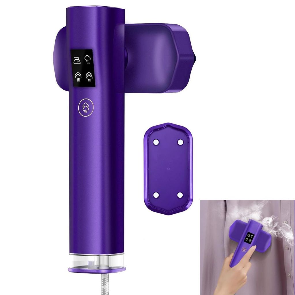 Dampfglätter, 2 in 1 Handdampfbügeleisen für Kleidung, 1200 W tragbarer Dampfglätter für Reisen, 4 Bügelmodi, 15 Sekunden schnelle Aufheizzeit