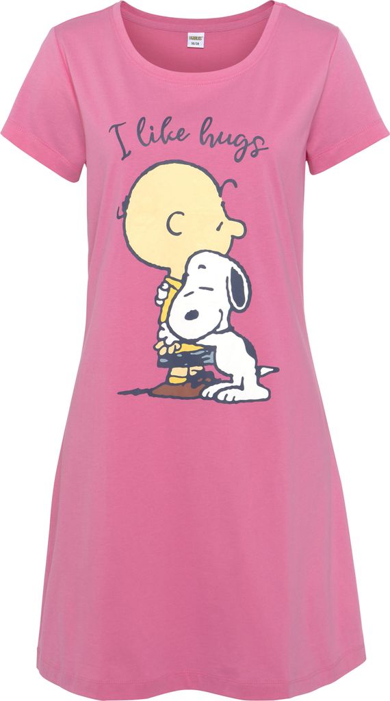 Peanuts Nachthemd pink bedruckt Größe 32/34