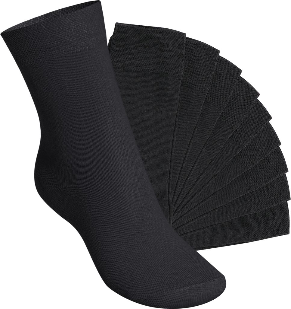 Footstar EVERYDAY! Socken für Kinder (10er-Pack) - Schwarz