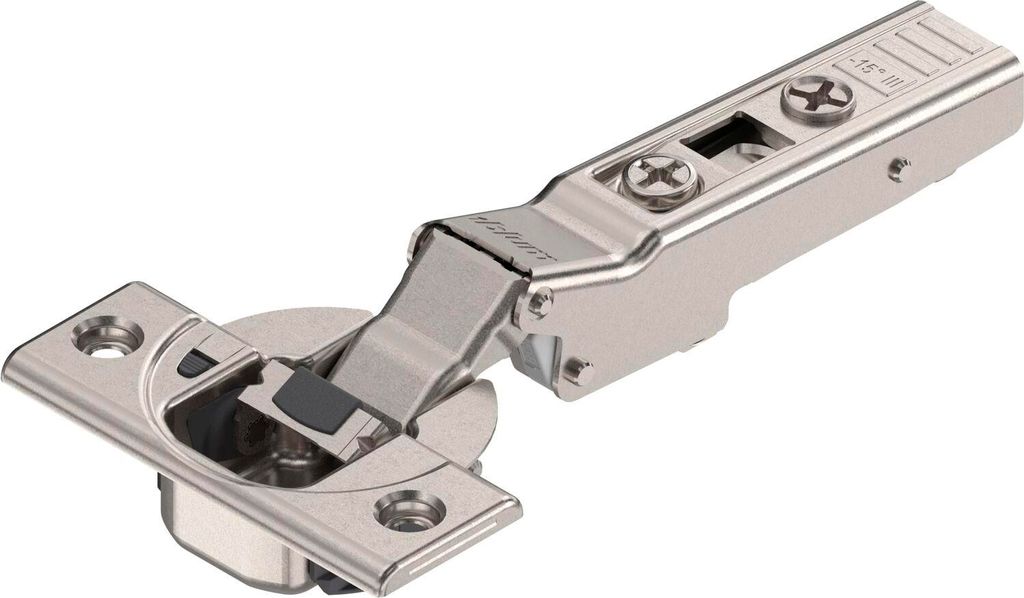 Blum Clip Top Scharnier mit Feder - Winkelscharnier -15 Grad Möbelscharnier, Stahl vernickelt