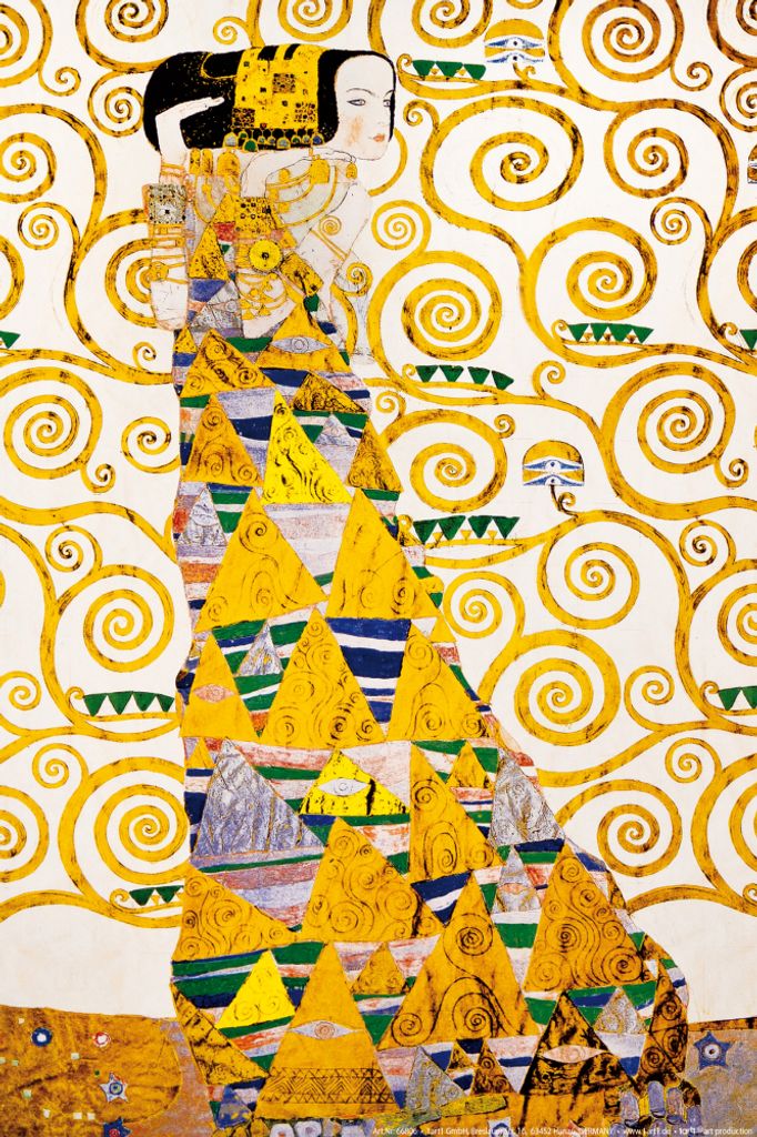 Gustav Klimt Kunstdruck Bild - Die Erwartung, 1905-1909 Produktbild 